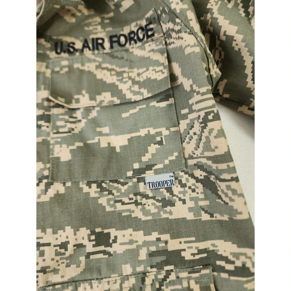 Trooper Clothing Kids Air Force Digital Tiger Stripe Camo Uniform Set Small